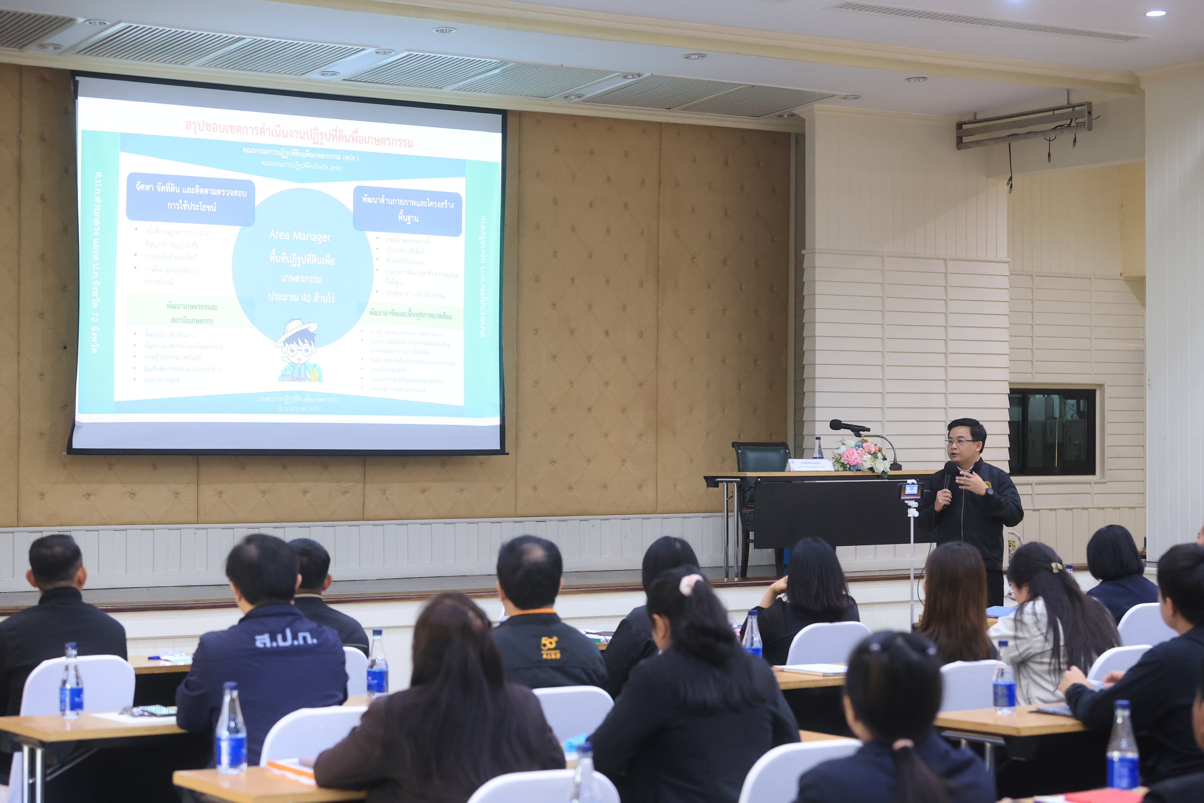 title - ส.ป.ก. เปิดโครงการสัมมนาเชิงปฏิบัติการ หลักสูตร 